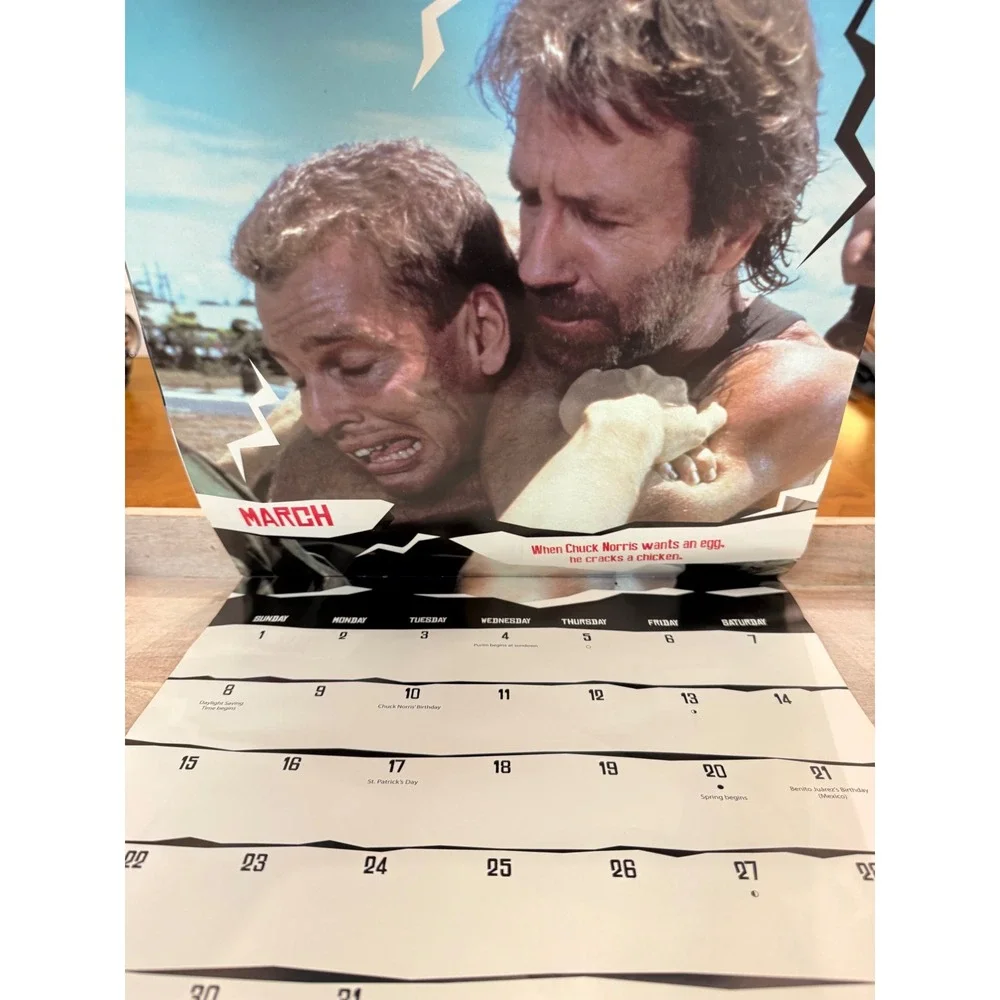 Chuck Norris 2015 16-Month‎ Wall Calendar Trends International Collectible Meme